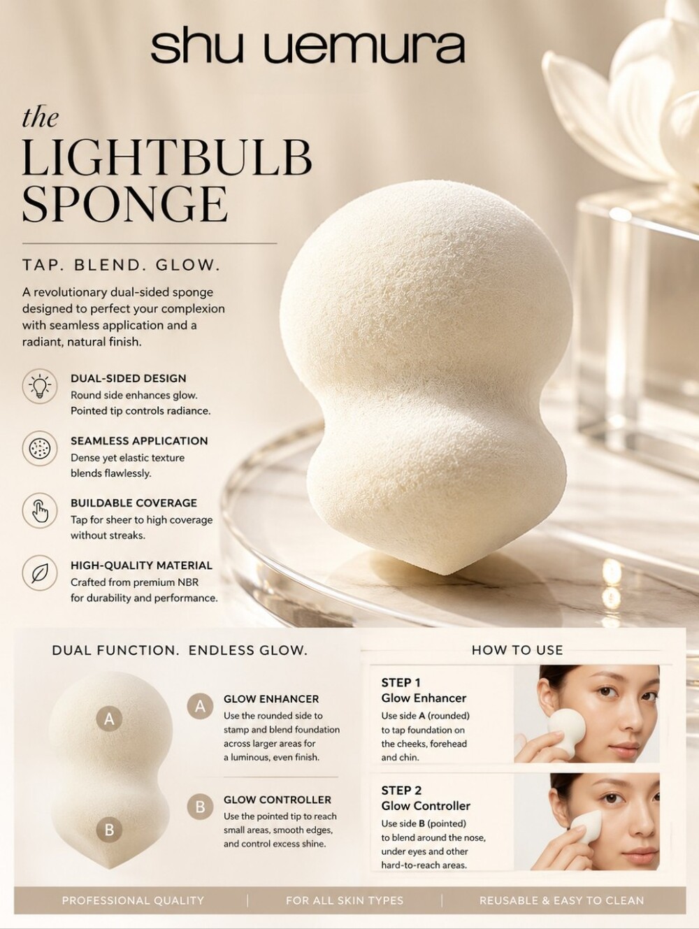 Shu Uemura Lightbulb Sponge